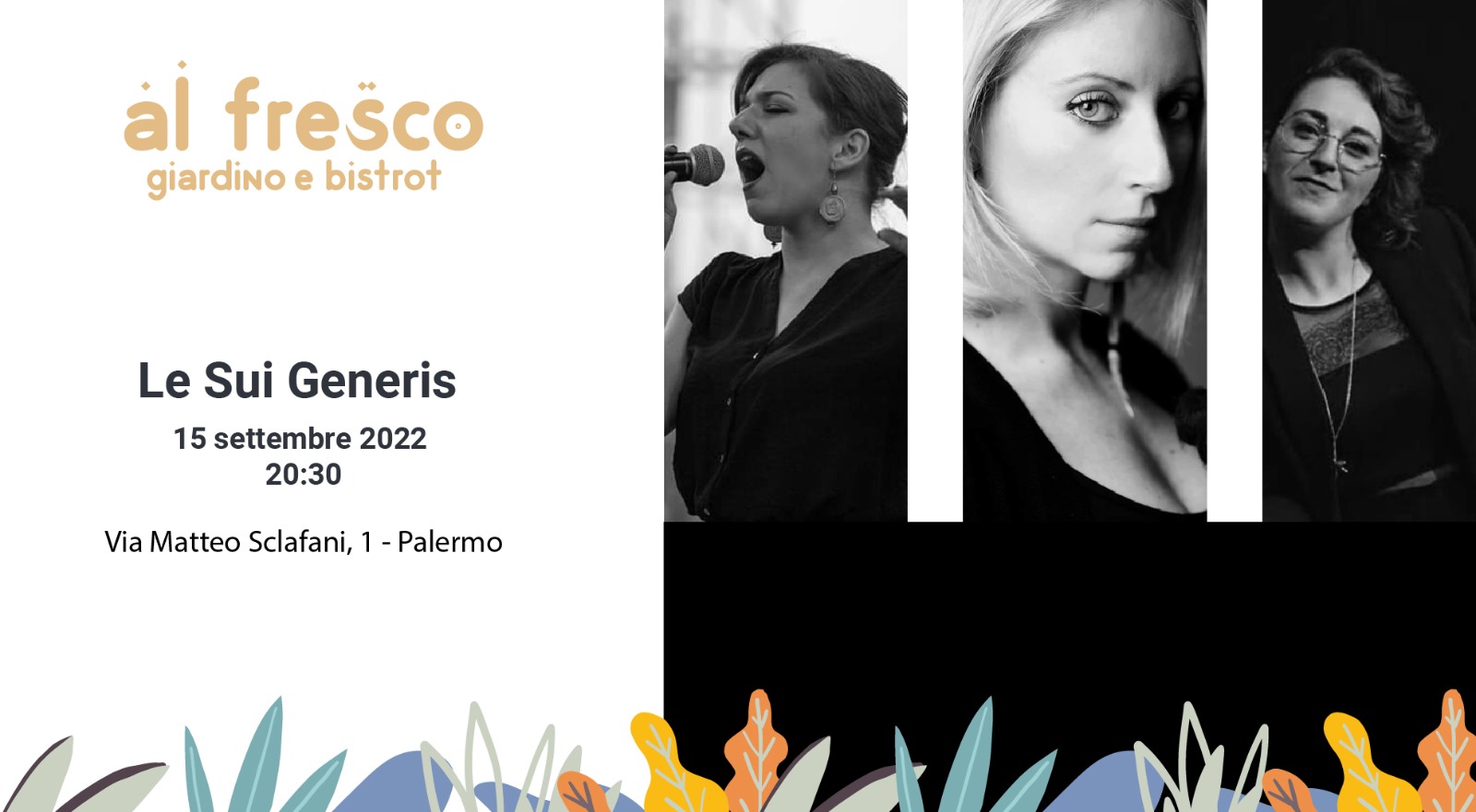 le sui generis live al fresco