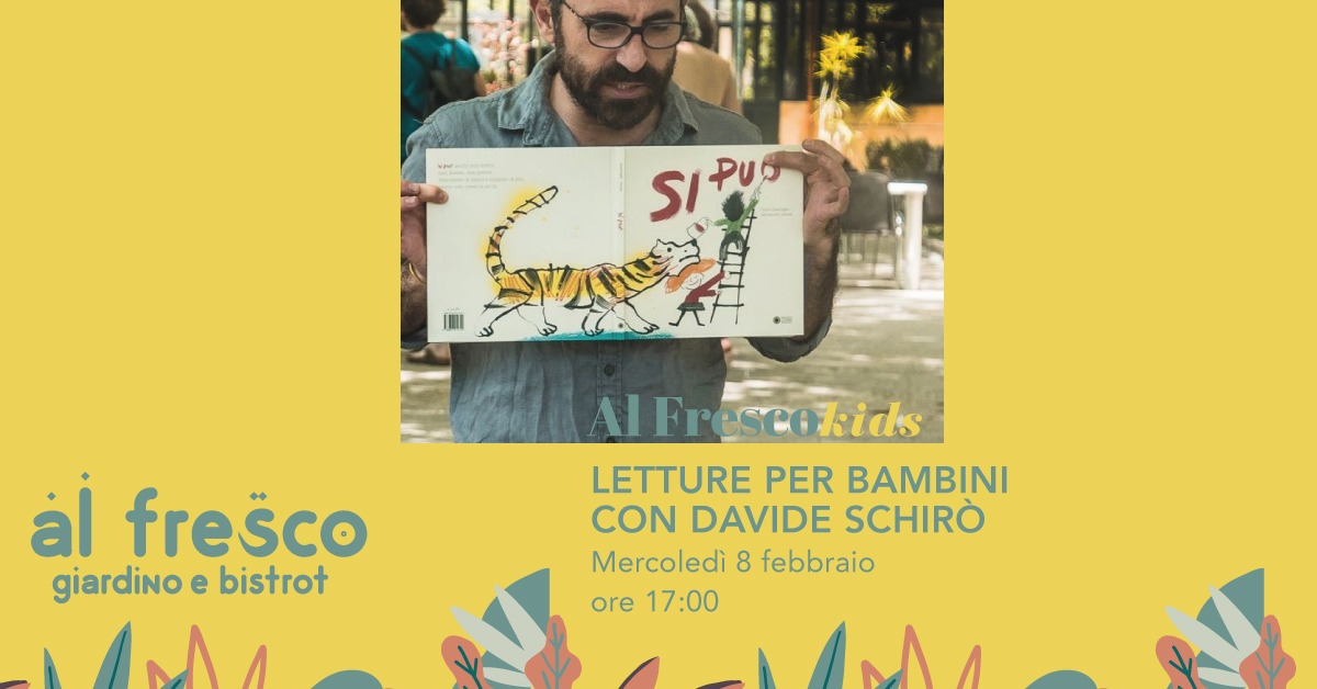 Letture per bambini con davide schirò - al fresco palermo