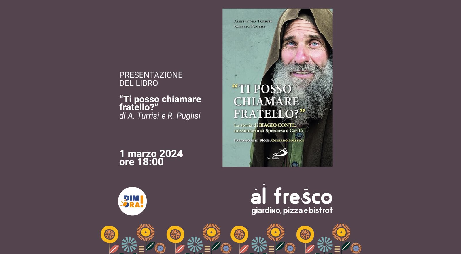 Presentazione del libro "Ti posso chiamare fratello?"