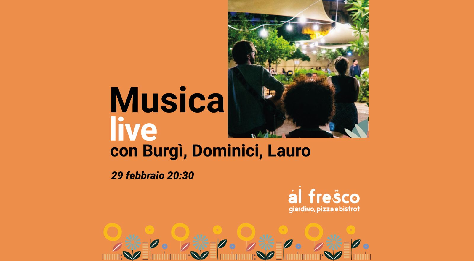 Burgì, Dominici Lauro Live Al fresco Palermo