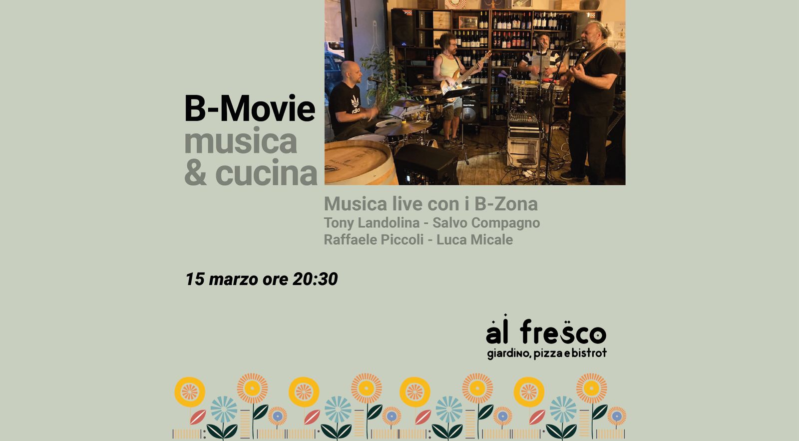 B-Movie, musica e cucina - Al Fresco Palermo