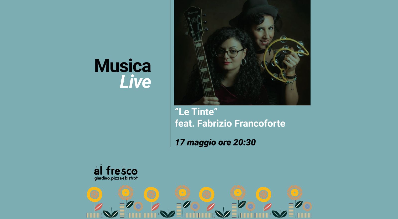 LE TINTE LIVE AL FRESCO